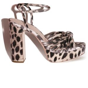Loeffler Randall Rivka Leopard Platform Sandal